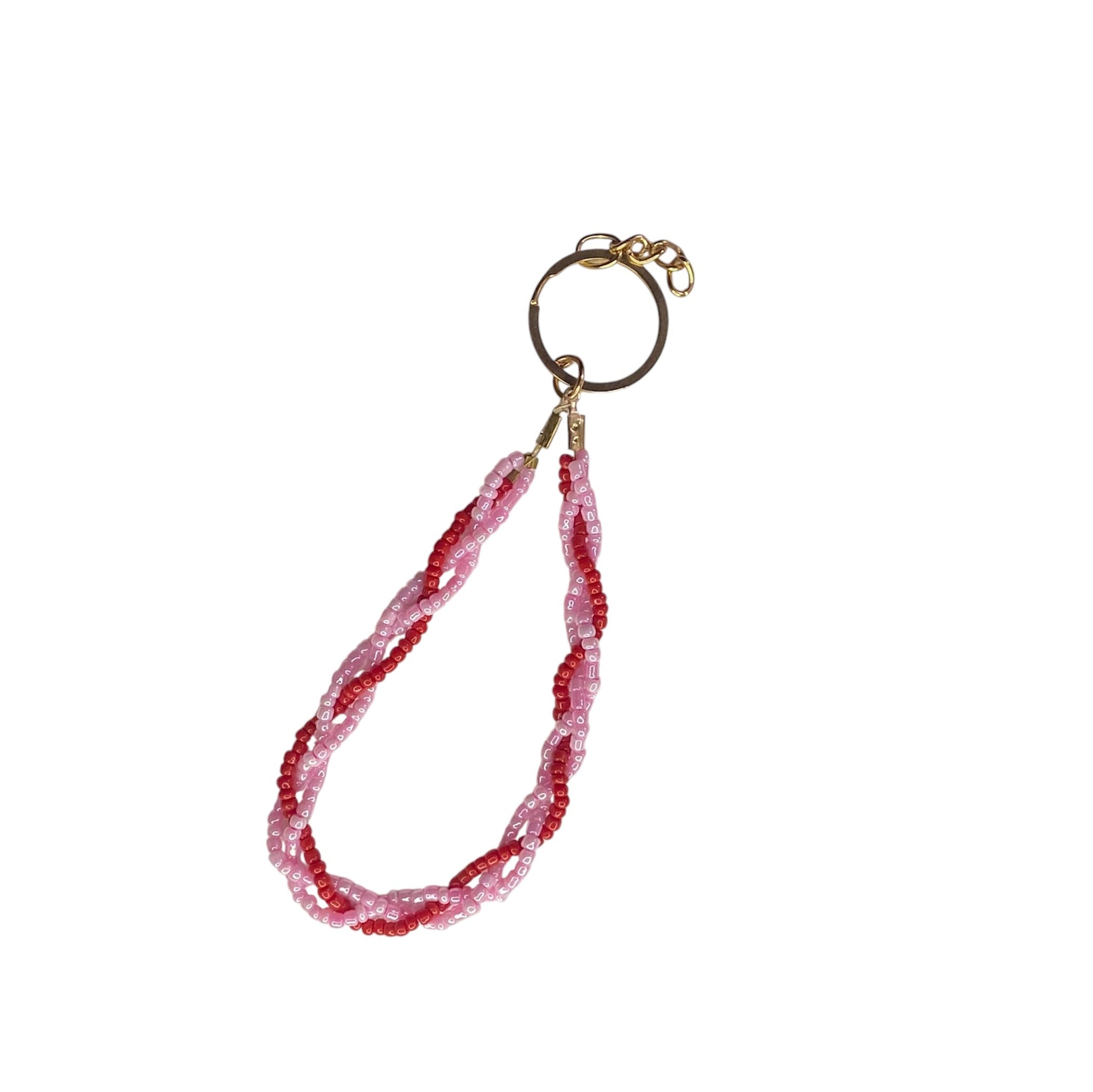 Multicolored (Pink) Chikwama Keychain