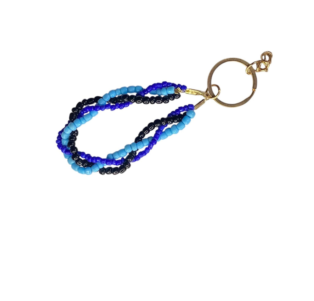 Multicolored (Blue & Black) Chikwama Keychain