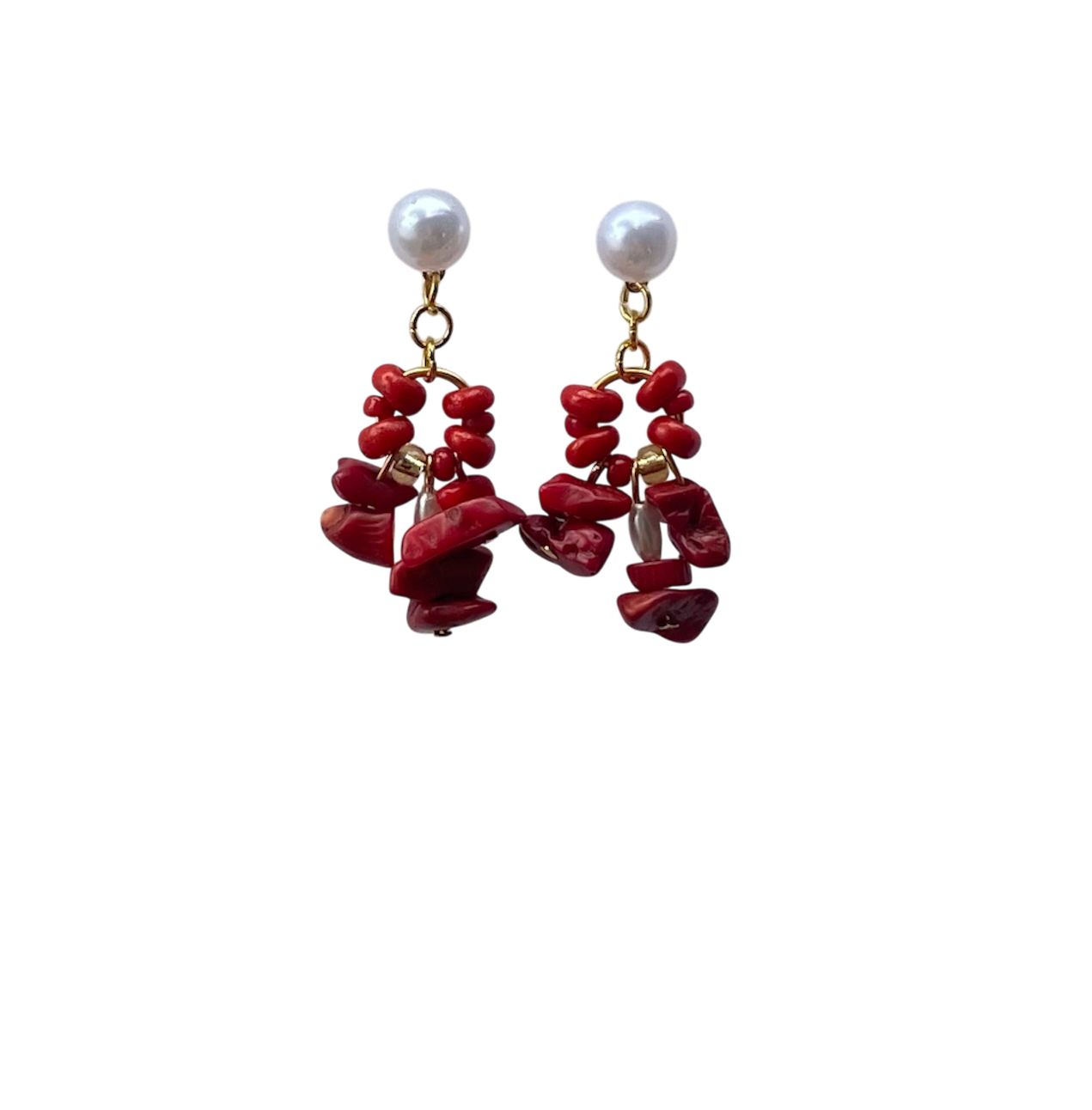 Zuri Red Earrings