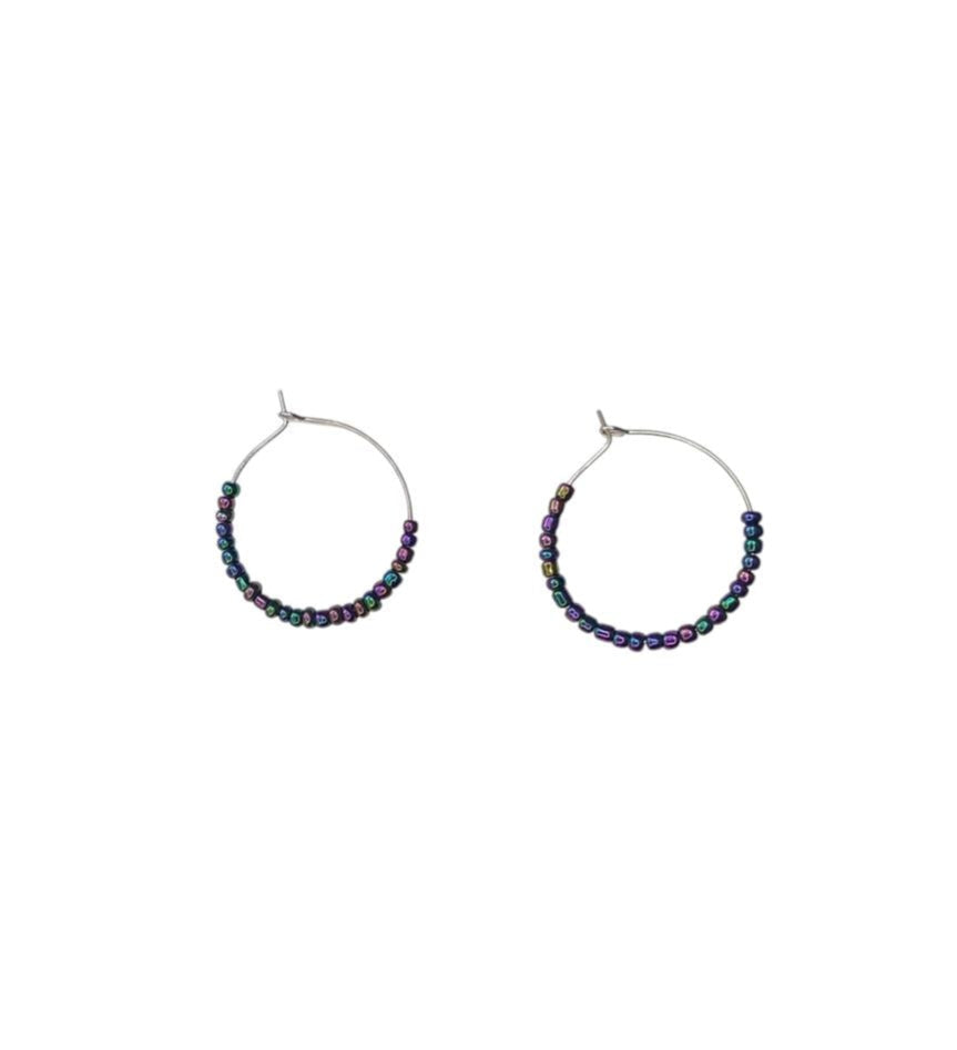 Metallic Katubi Hoops