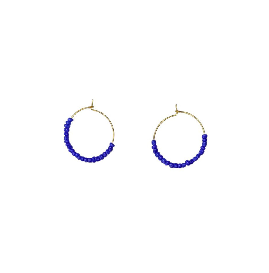 Blue Katubi Hoops